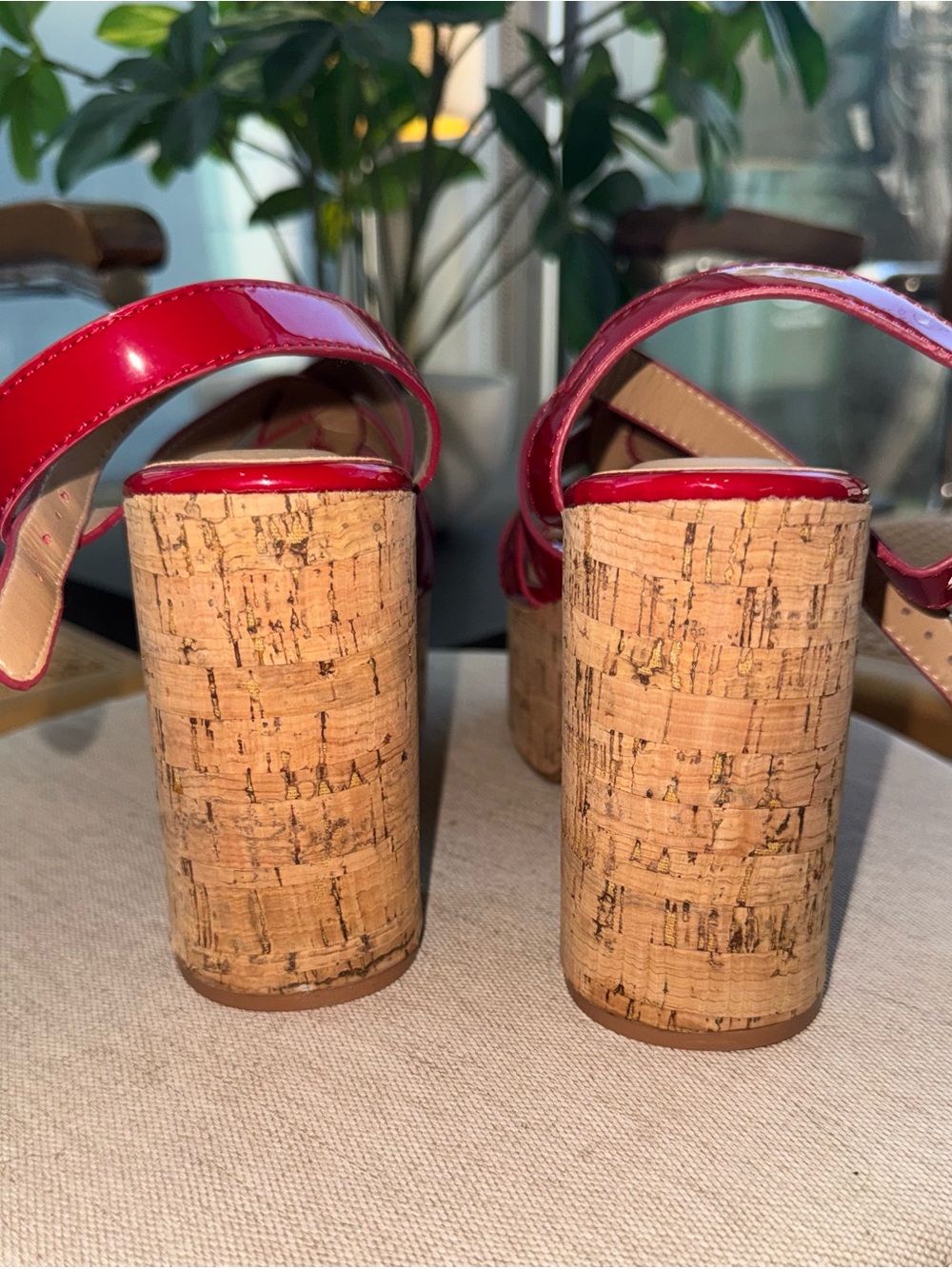 Red Platform Sandals-NEW! - Picture 5 of 7